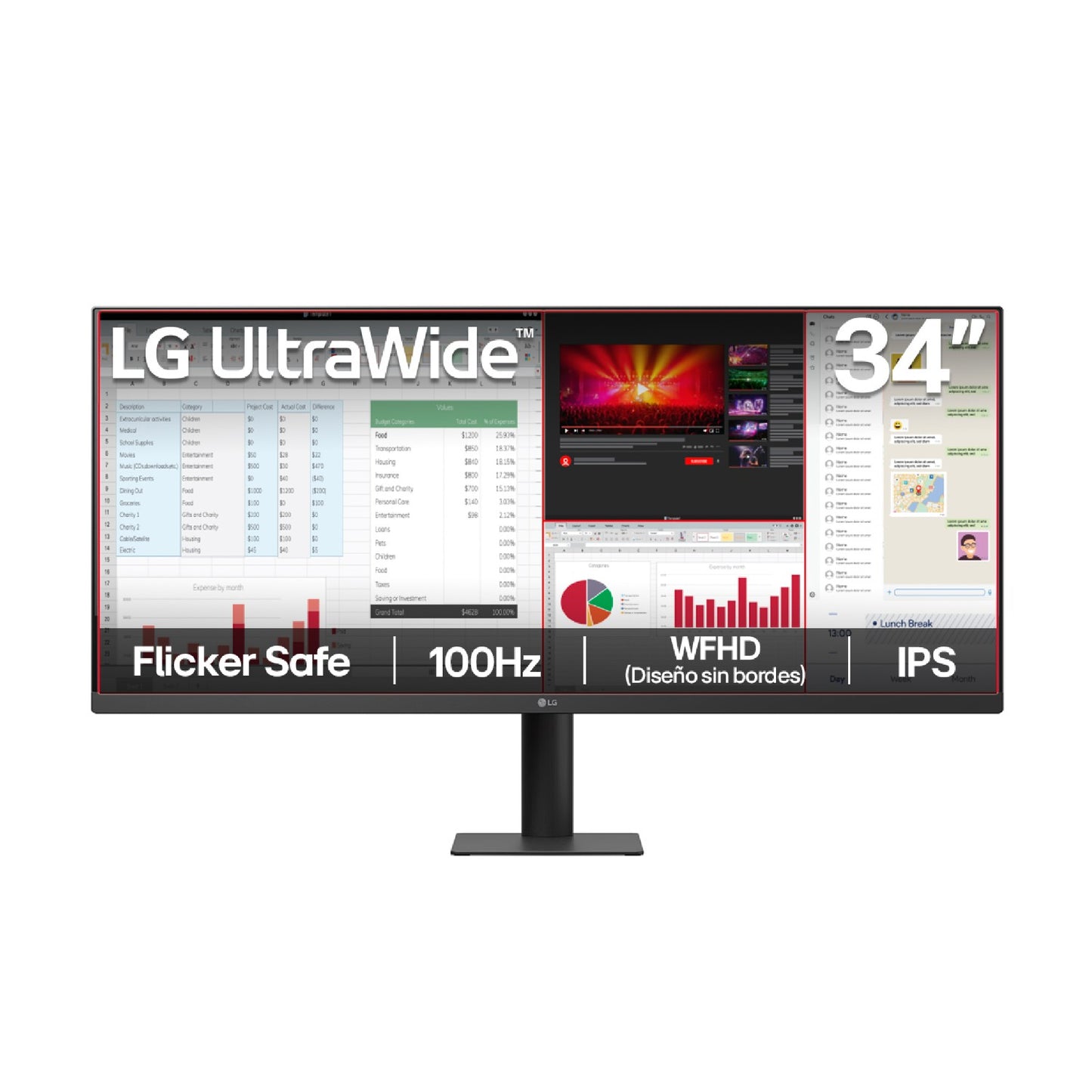 Monitor LG 34U511A UltraWide 34 WFHD IPS 100HZ