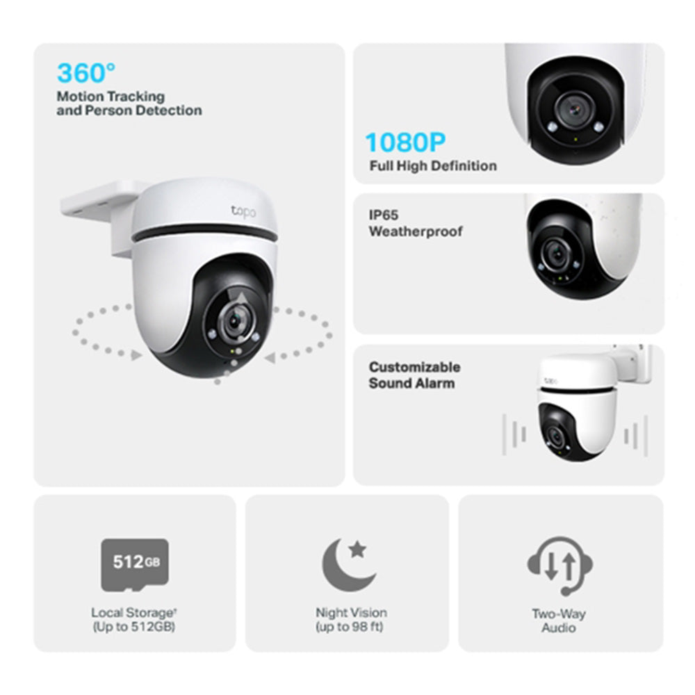 Cámaras Tapo C500 Vigilancia Wifi Tp-link X2 Fhd 360°