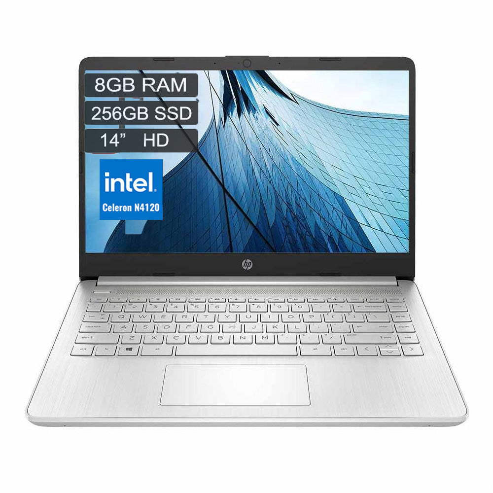 Portátil Hp 14-dq0520la Intel N4120 Quad Core 8gb 256gb 14