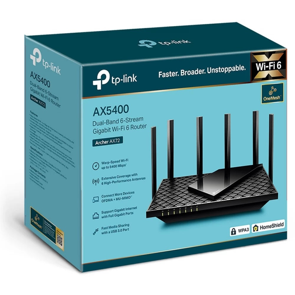 Router, Access Point Tp-link Archer Ax72 V1 Negro 110v