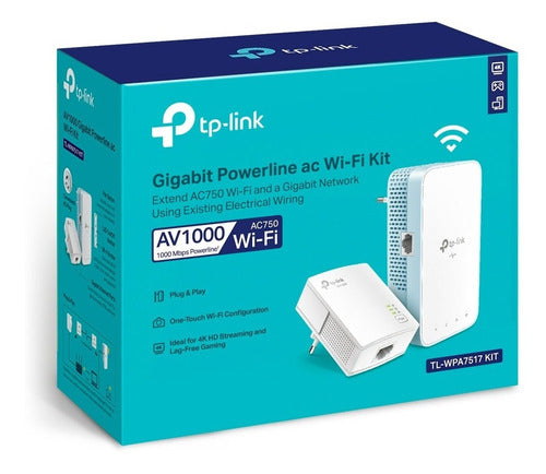 Tp-link Tl-wpa7517 Kit Extensor Wifi Dual Band Rj45 Gigabit
