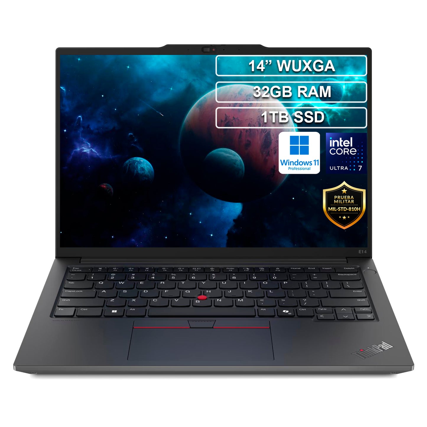 Portátil Lenovo ThinkPad E14 Ultra 7 155H 32GB 1TB Win Pro