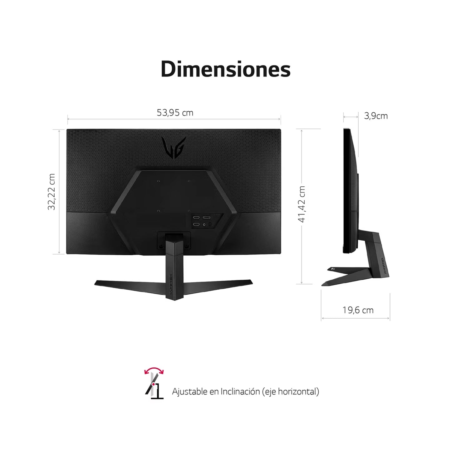 Monitor LG Gamer Ultragear Fhd 24 165 Hz 24gq50f-b + Mouse