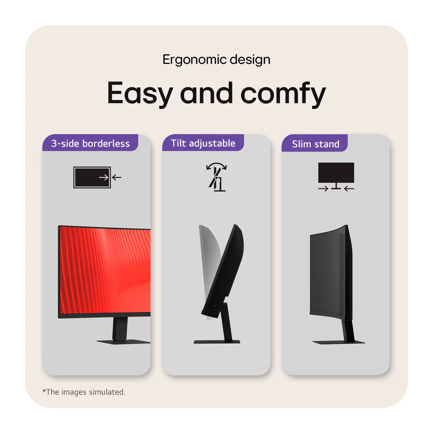 Monitor Curvo LG 24 24U421A-B FHD HDMI USB-C 100Hz