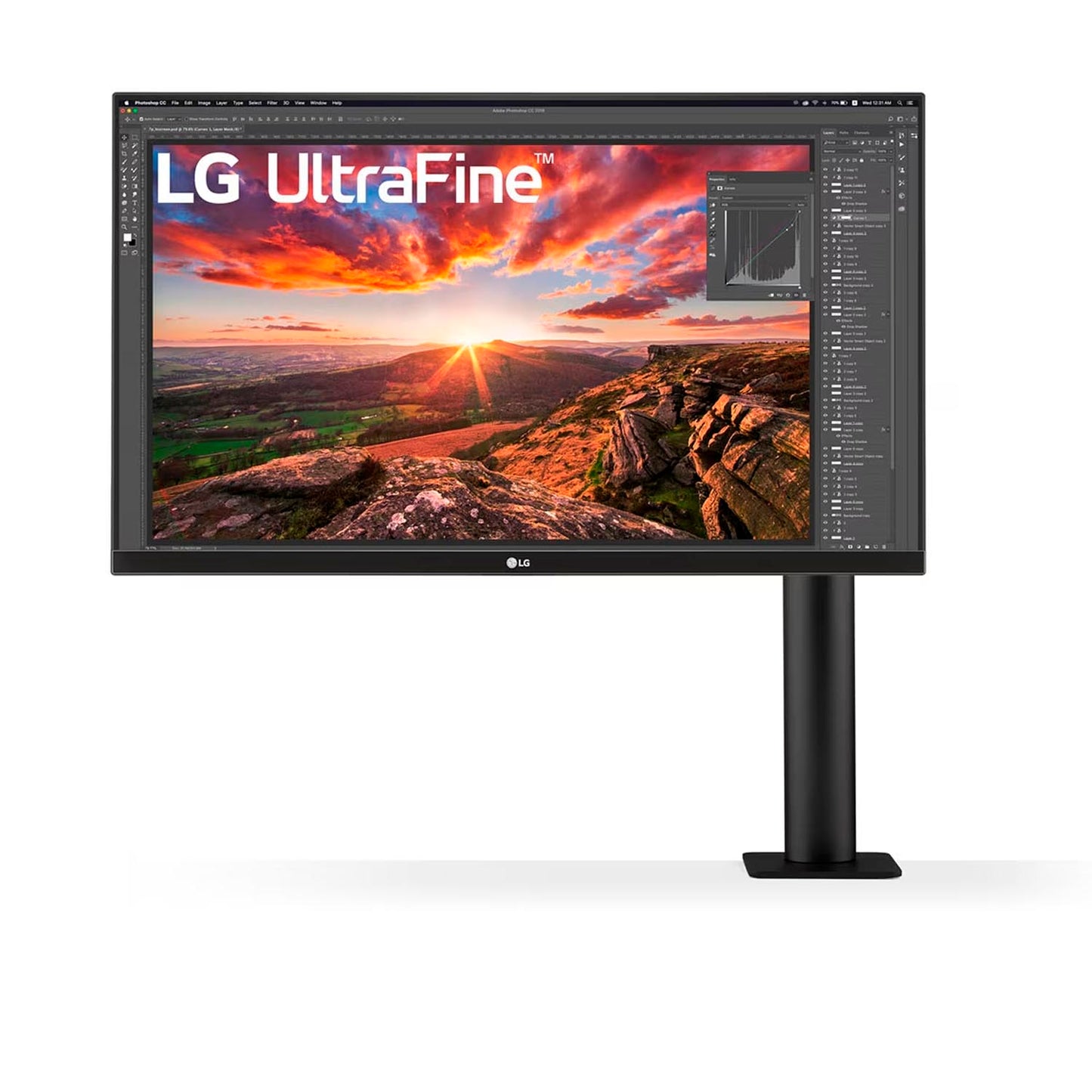 Monitor LG 27UN880 27 IPS 4K Tipo-C Soporte Ergo UltraFine