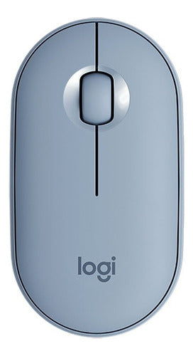 Mouse Logitech Pebble M350 Inalámbrico Bluetooth Usb Moderno