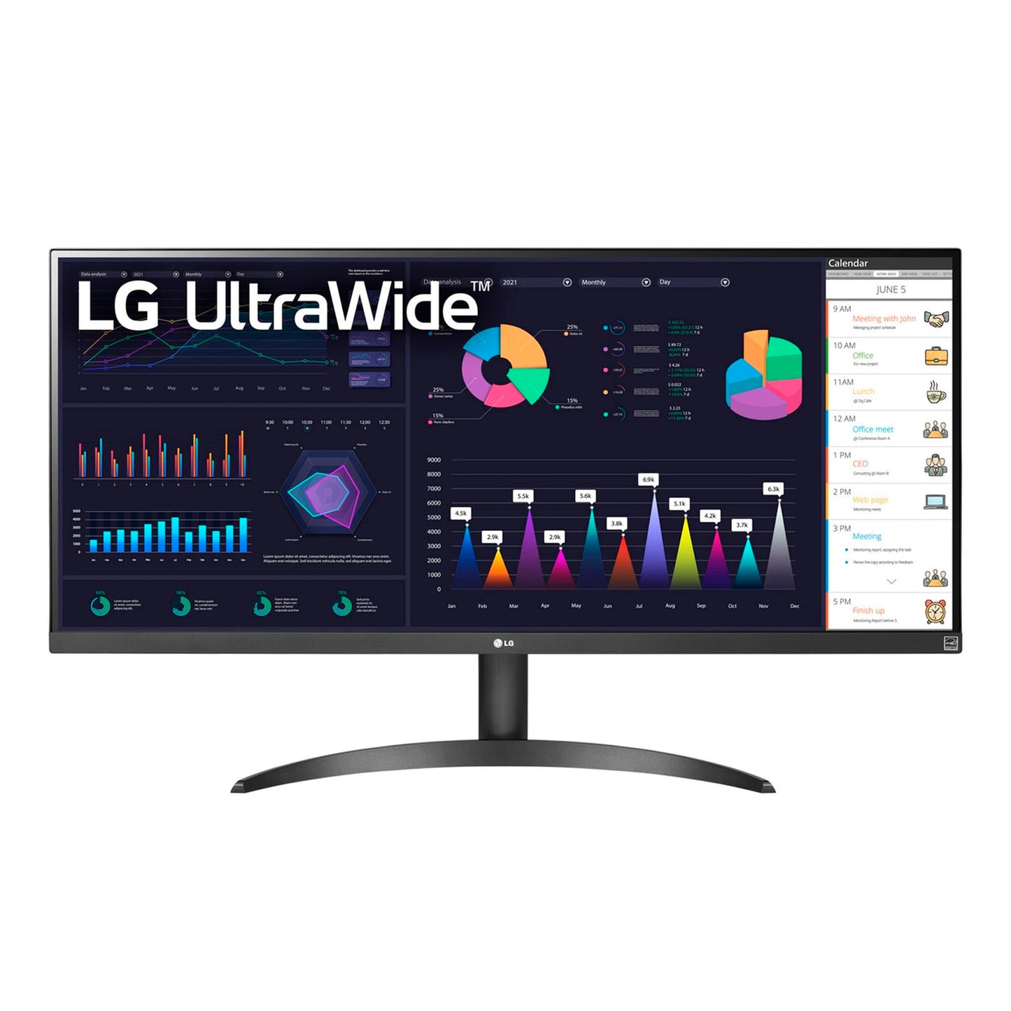 Monitor LG 34WQ500 IPS FHD 34” UltraWide 21:9 AMD FreeSync