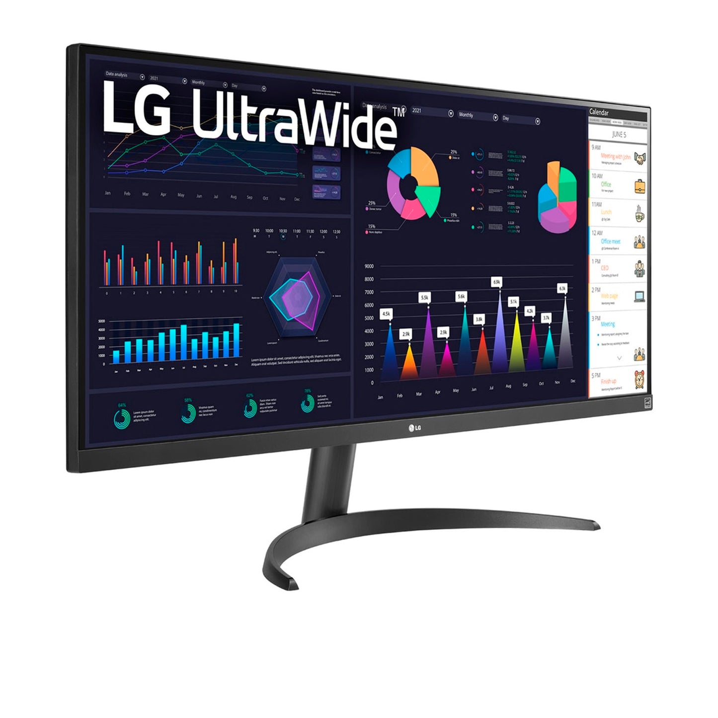 Monitor LG 34WQ500 IPS FHD 34” UltraWide 21:9 AMD FreeSync