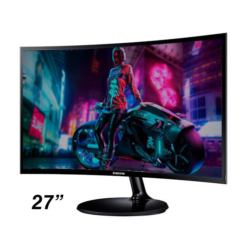 Monitor Samsung 27 Curvo Full Hd Hdmi Vga Lc27f390fhlxzl