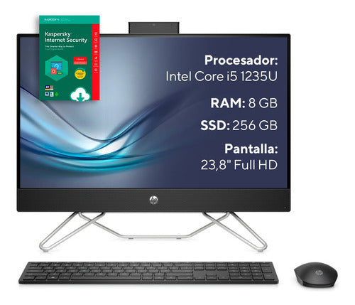 Todo En Uno Hp Core I5 1235u 8gb 256gb 24-cb1007la Fhd Aio