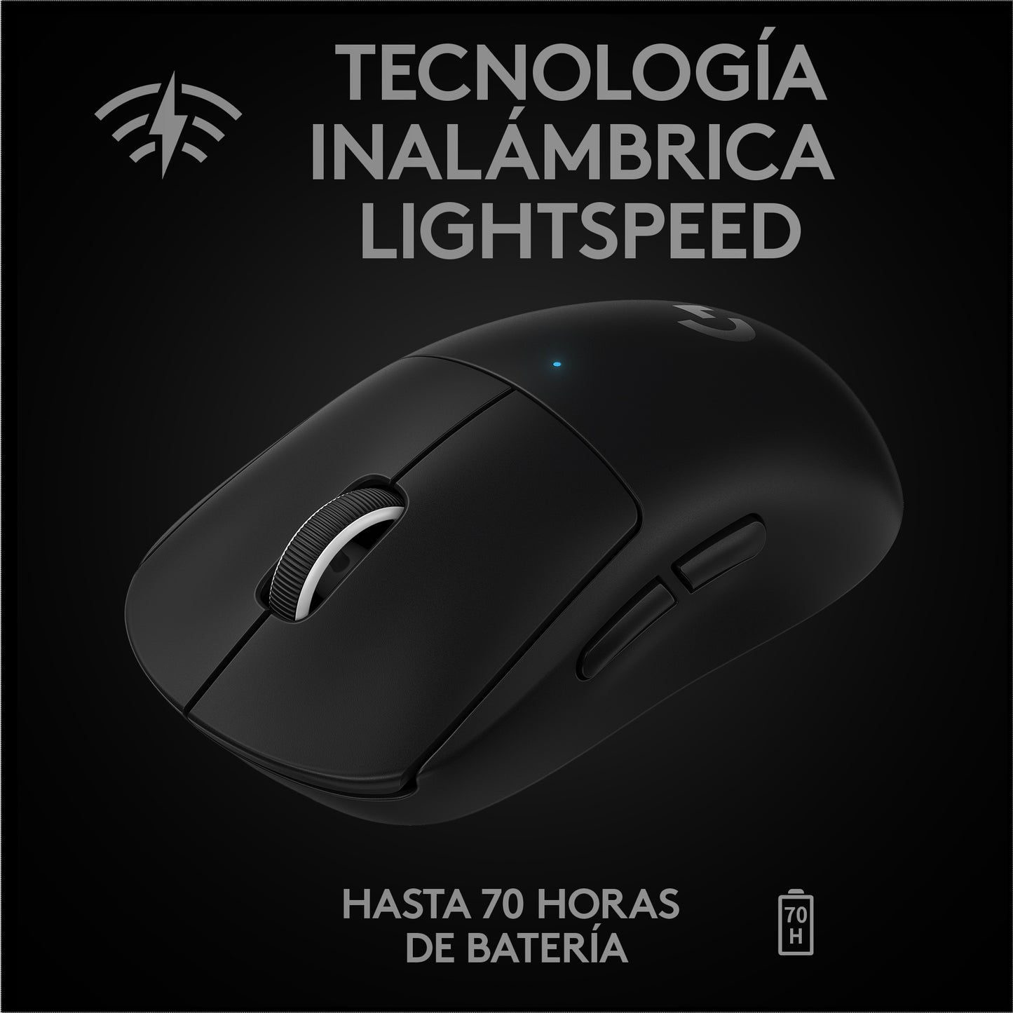 Mouse Gamer Inalambrico Logitech Pro Series Pro X Negro