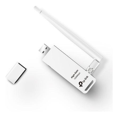 Adaptador De Red Rompemuros Wifi Usb Tl-wn722n Tp-link