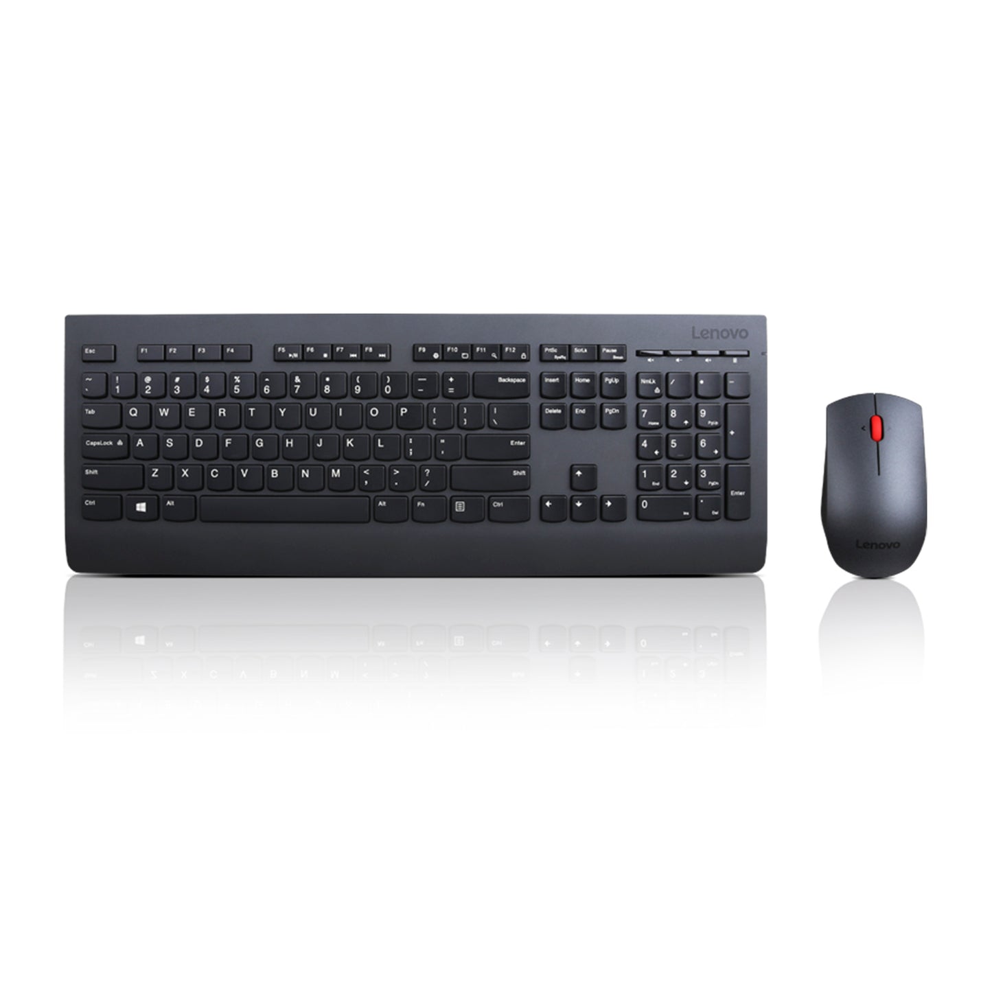Combo teclado y mouse lenovo inalambrico - Negro