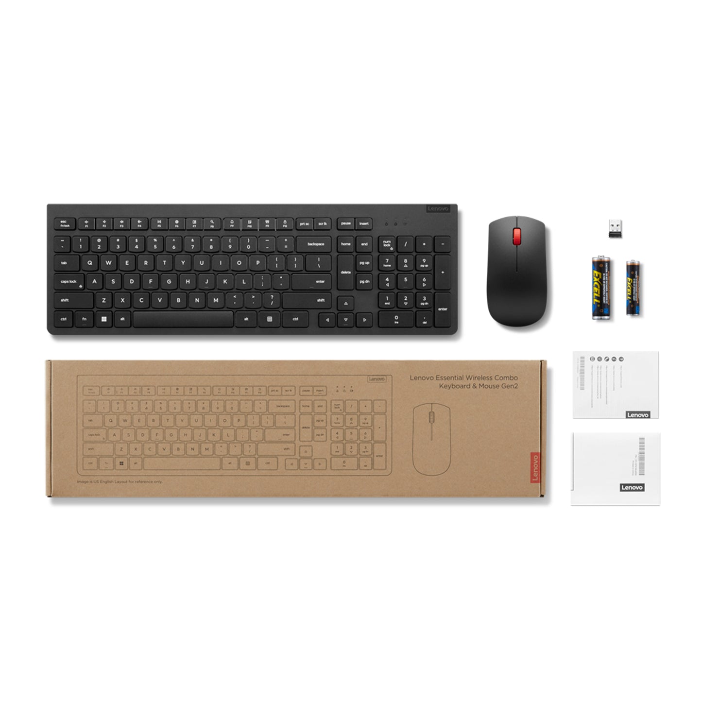 Combo Lenovo Essential G2 Teclado Y Mouse Inalámbrico