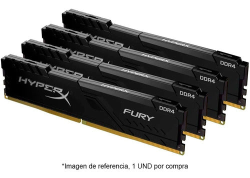 Memoria Ram Gamer 16gb Ddr4 2666 Hyperx Fury Black Pc Torre