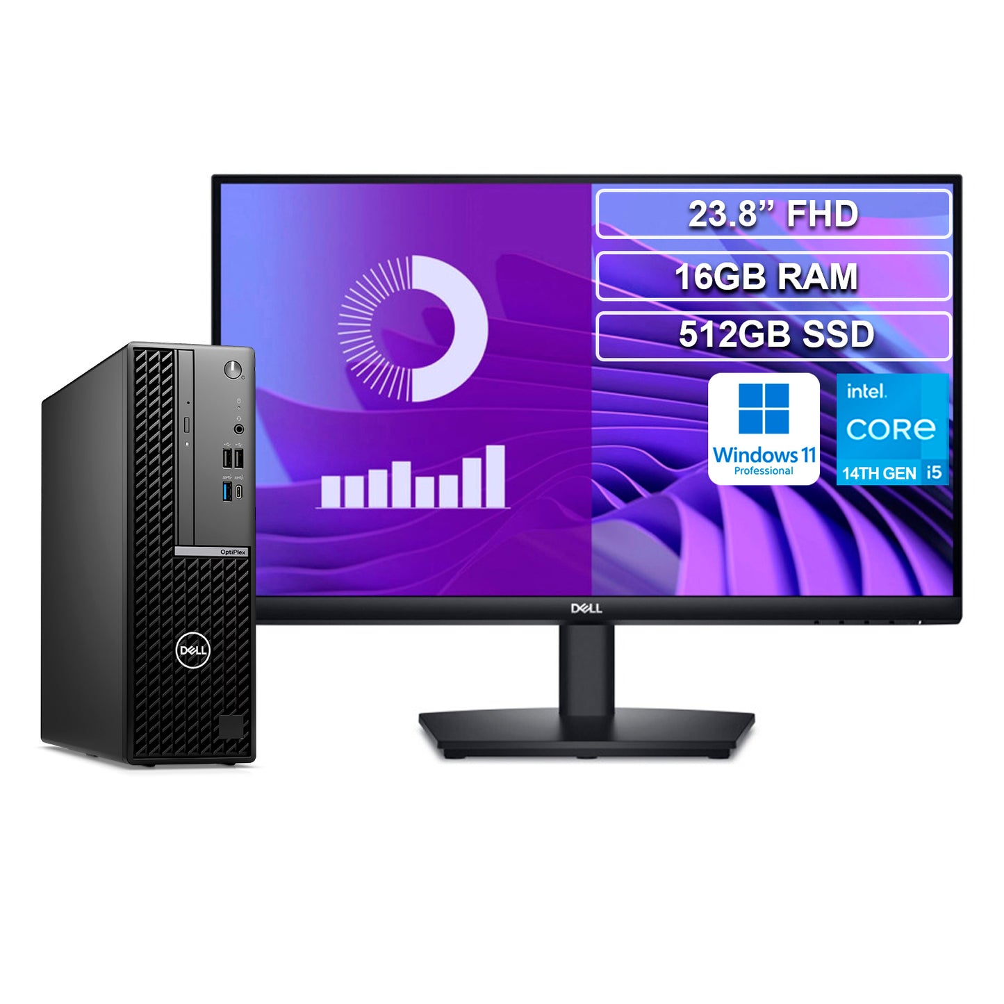 Computador DELL OptiPlex 7020 Core i5 14500 16GB 512GB Win