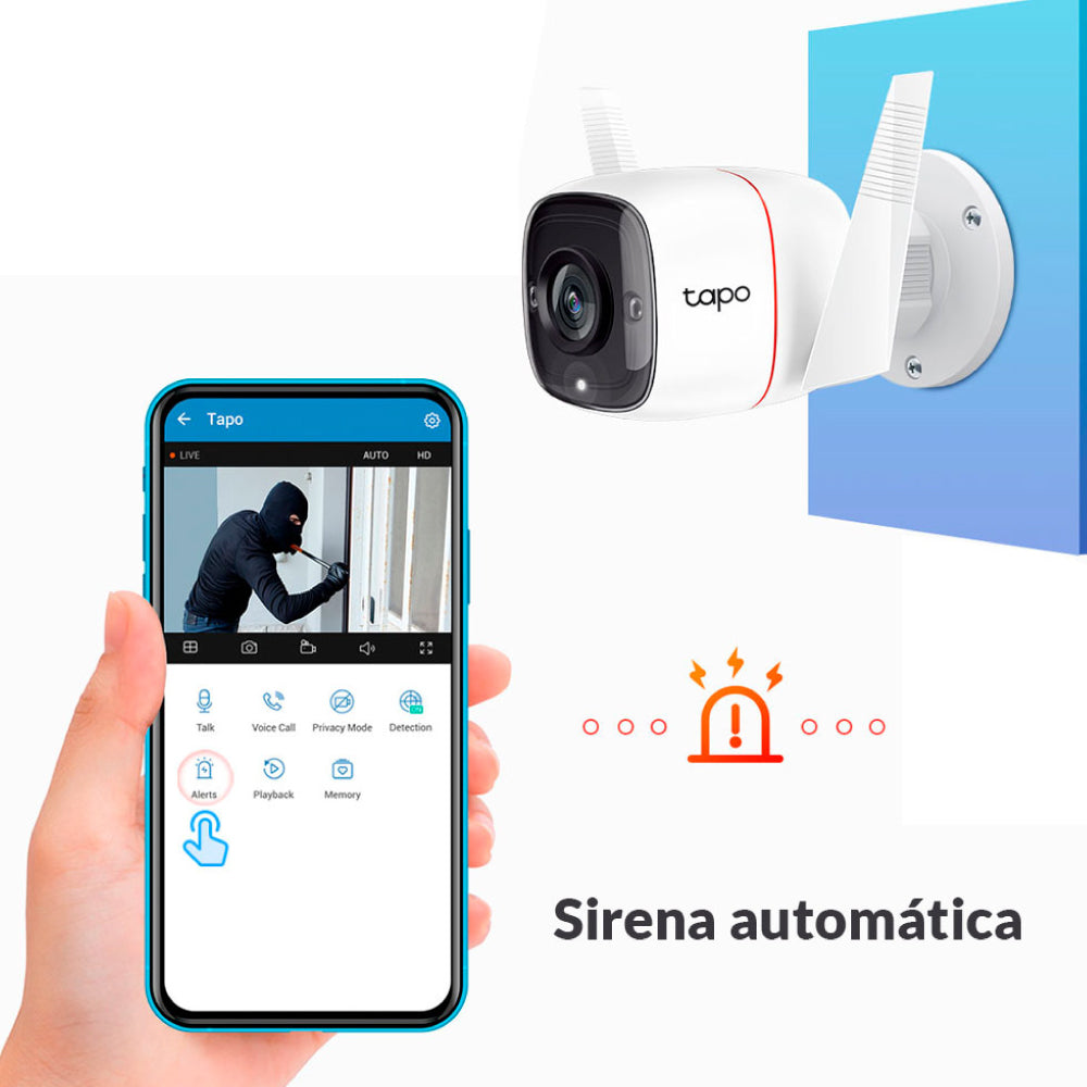 Cámara Tapo C320 Vigilancia Exterior 2k Wi-fi Tp-link x 2
