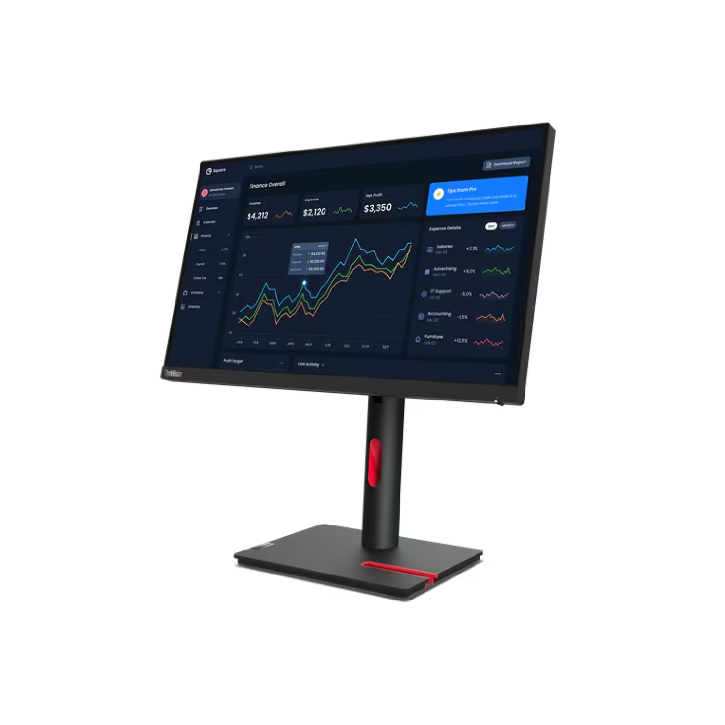 Monitor Lenovo ThinkVision T22i-30 22” IPS FHD WLED 60hz 4ms
