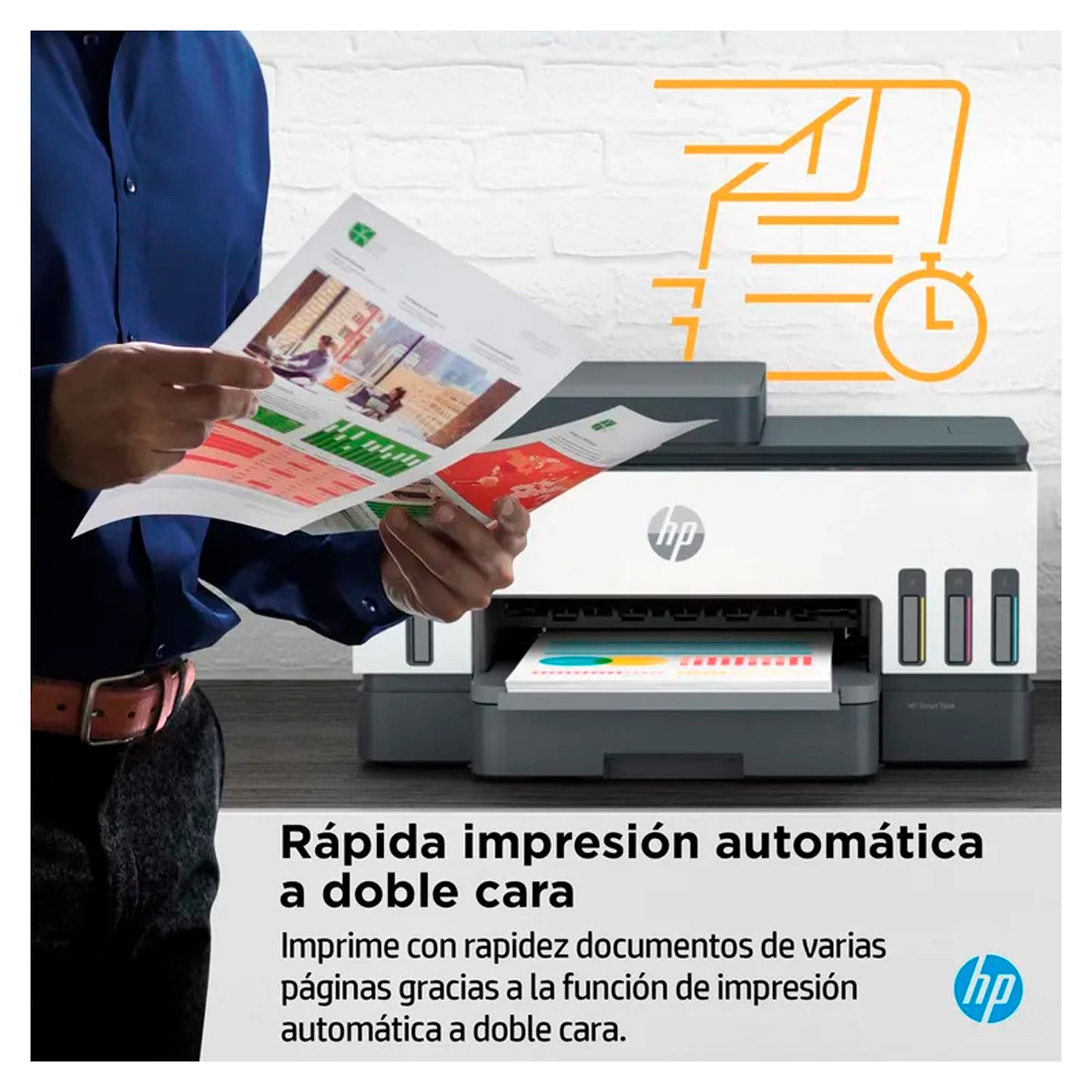 Impresora multifuncional HP Smart Tank 750 Wi-Fi Duplex
