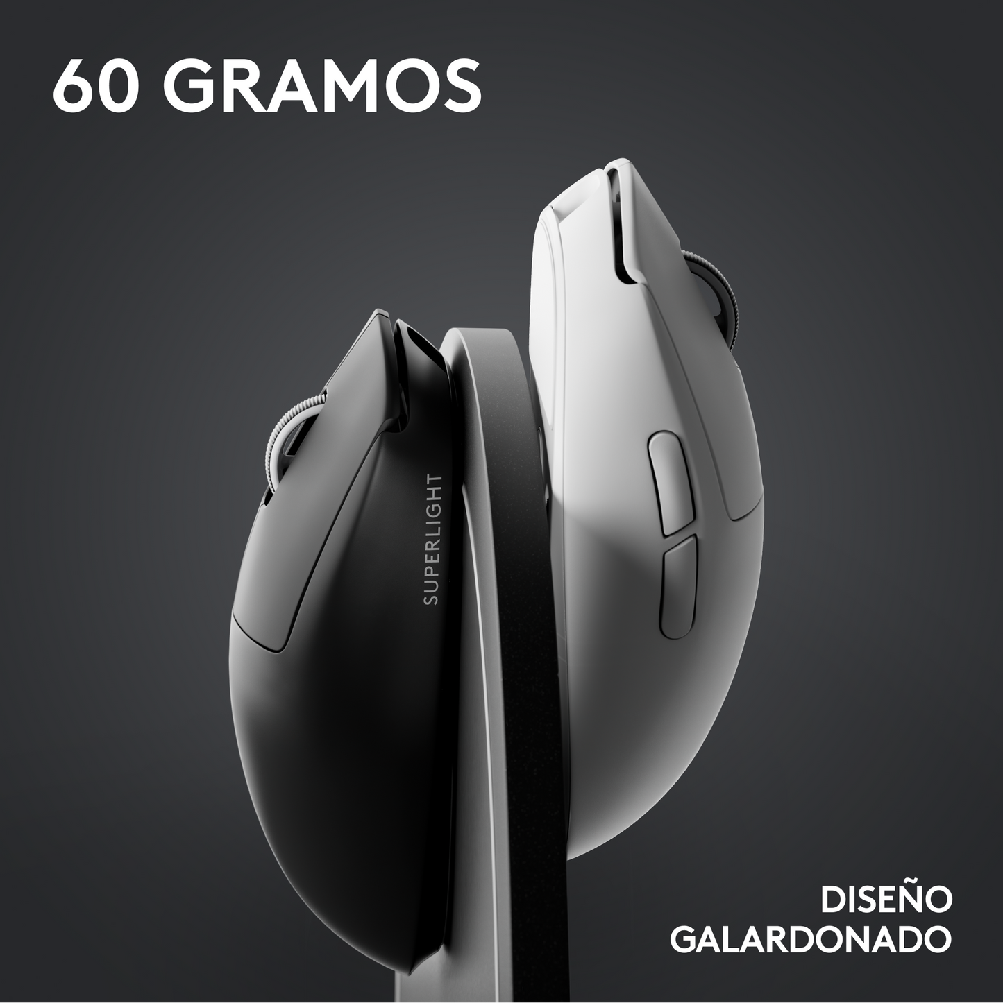 Mouse Logitech Gamer Inalámbrico Pro X SUPERLIGHT 2 Blanco