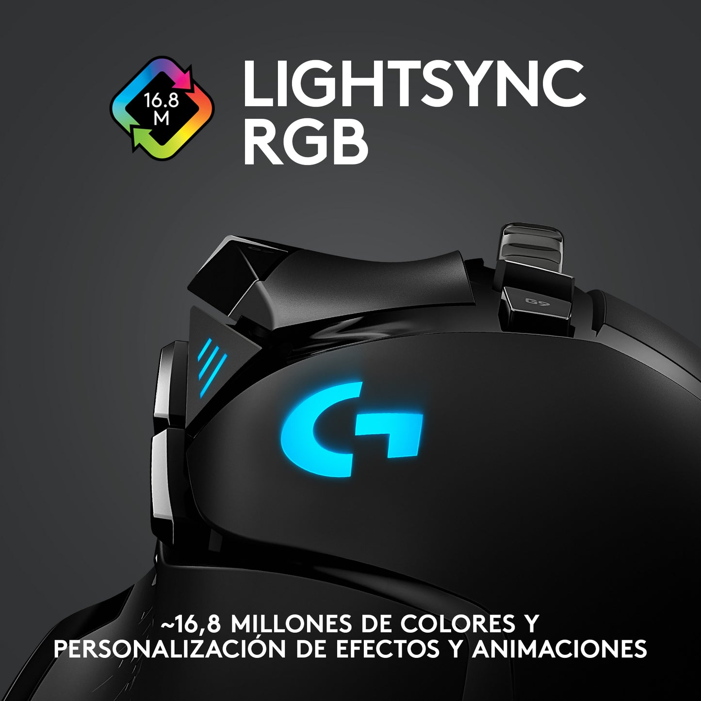 Mouse Gamer Inalámbrico Recargable Logitech G Ightspeed G502