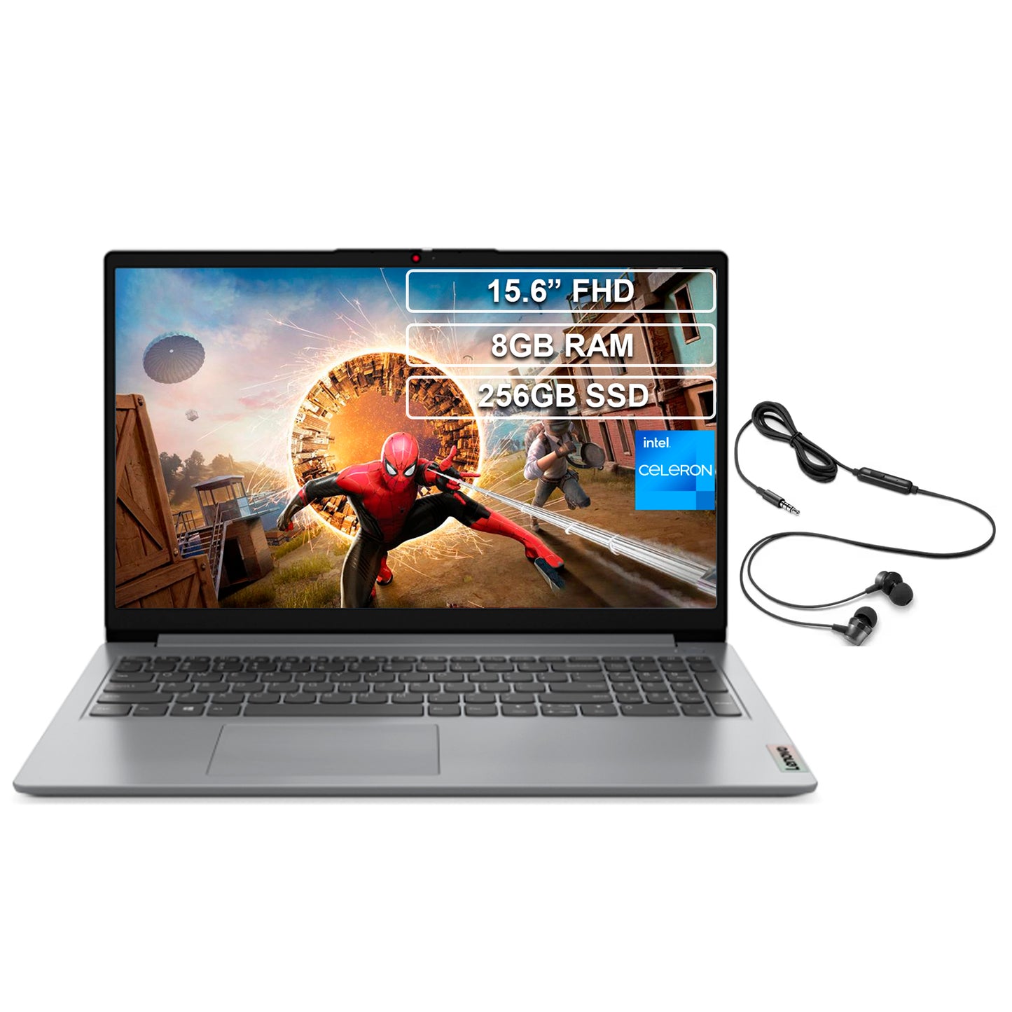 Portátil Lenovo 15IGL7 Celeron N4020 8GB 256GB FHD 15.6