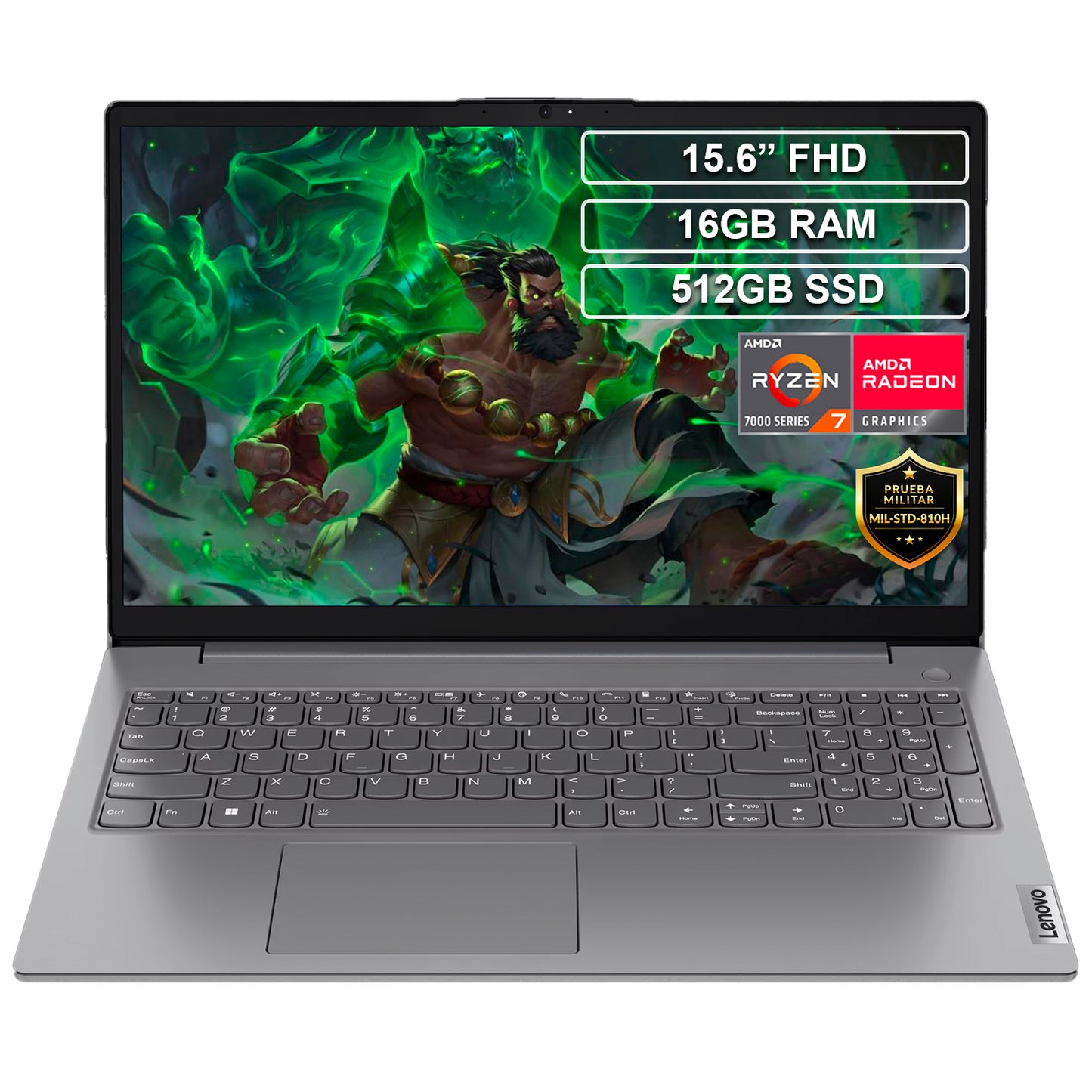 Portátil Lenovo V15 G4 Ryzen 7 7730U 16GB 512GB FHD 15.6