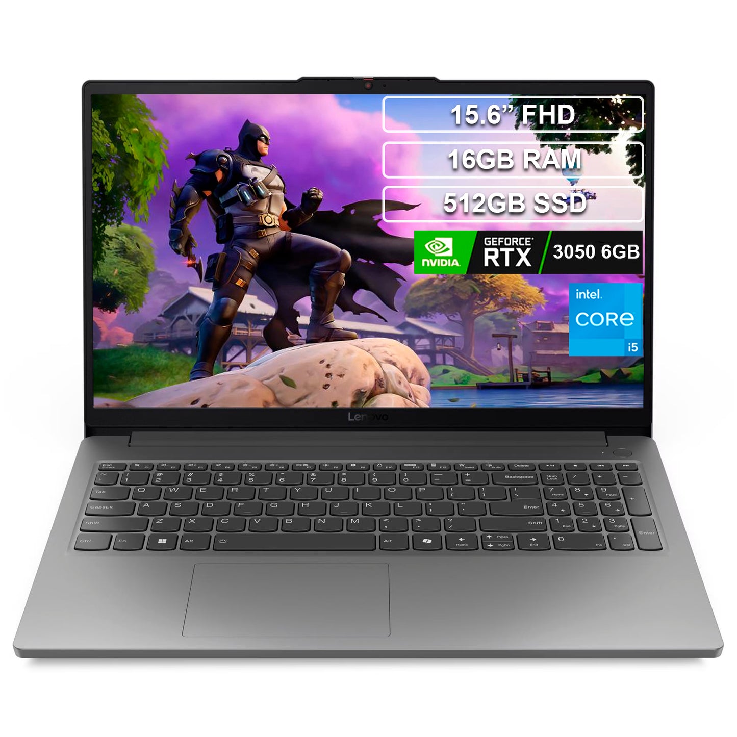 Portátil Lenovo LOQ Core i5 12450HX 16GB 512GB RTX 3050 FHD