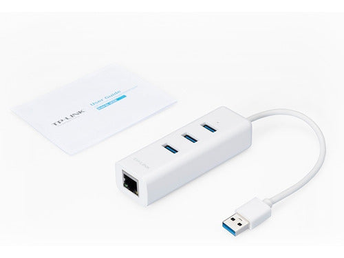 Tp-link, Hub Usb 3.0 2en1: 3 Usb + 1 Ethernet Gigabit, Ue330