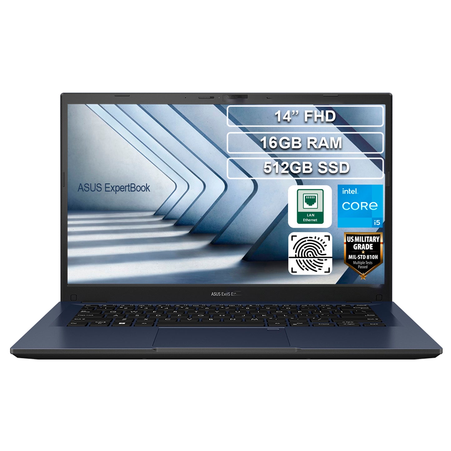 Portátil ASUS ExpertBook Core i5 1335U 16GB 512GB FHD 14