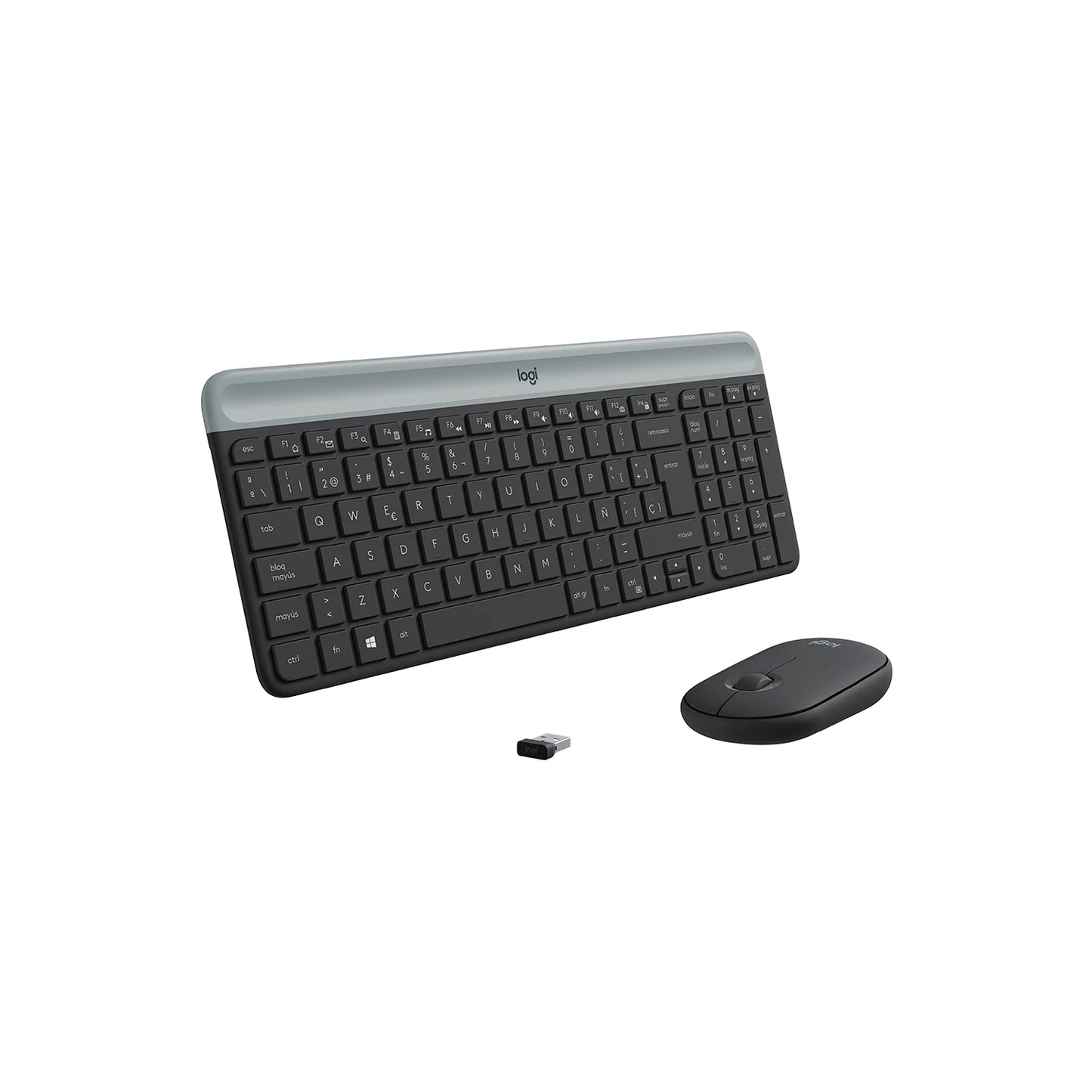 Combo Teclado y Mouse Logitech MK470 Slim inalámbricos Negro