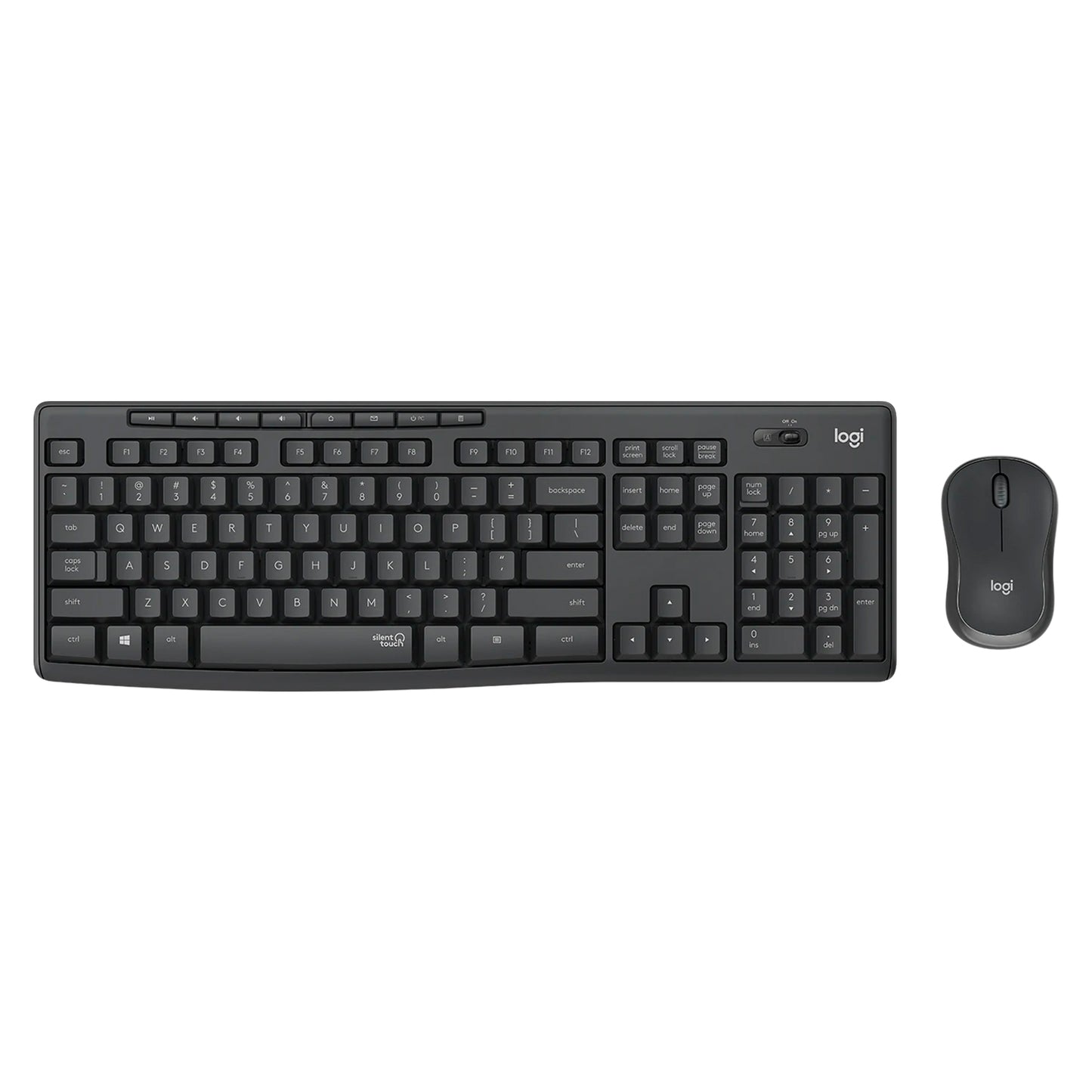 Combo Logitech teclado y mouse MK295 Inalámbrico Silent