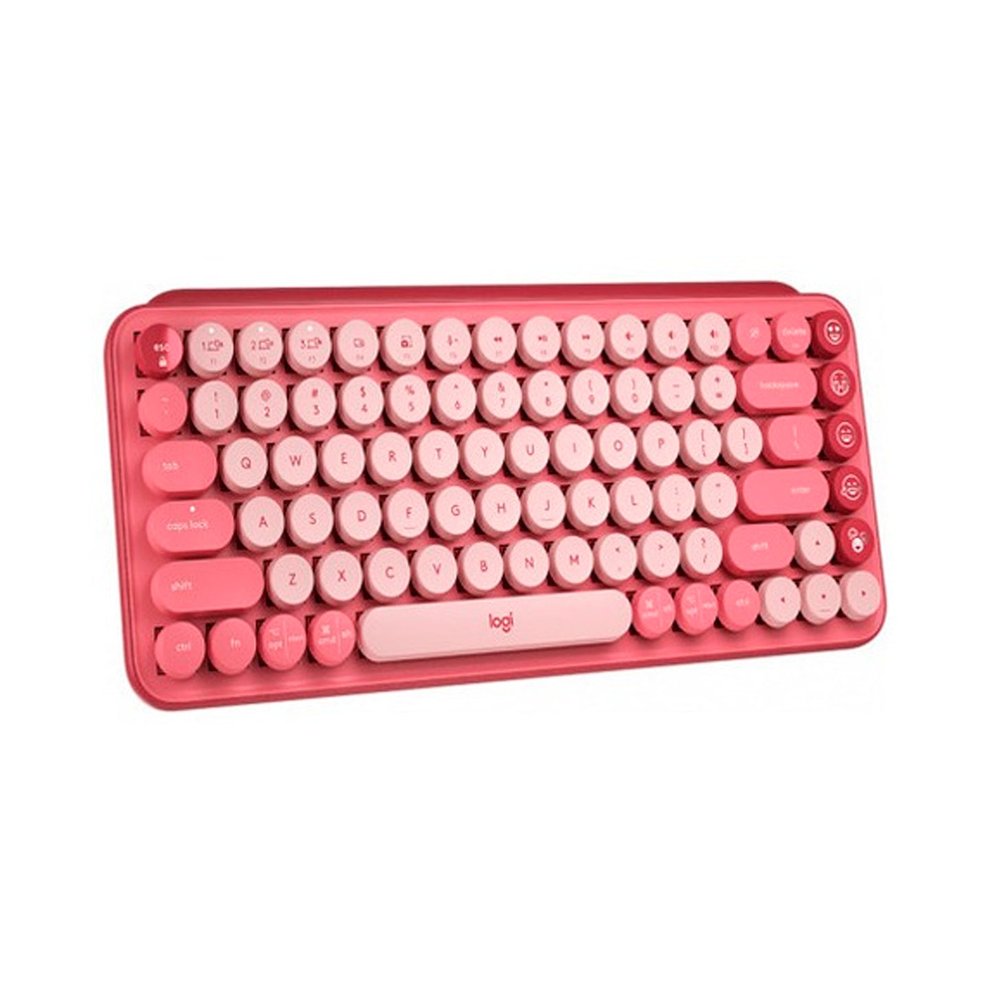 Teclado Bluetooth Logitech Pop Keys Emoji Color Heartbreaker