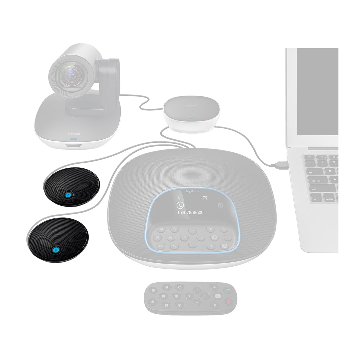 Microfono de expansion para sistema Logitech Group