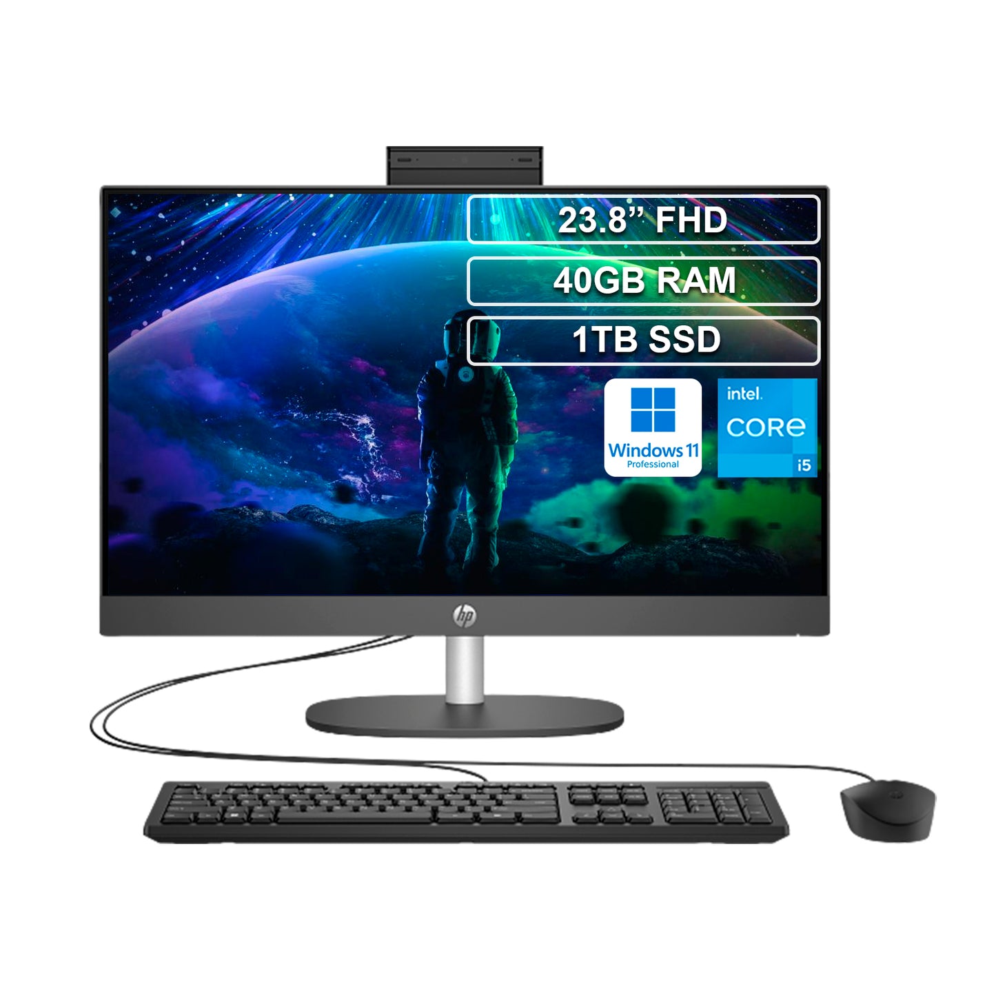 Todo en uno AIO HP 240 G10 Core i5 1335U 40GB 1TB Win 11 Pro