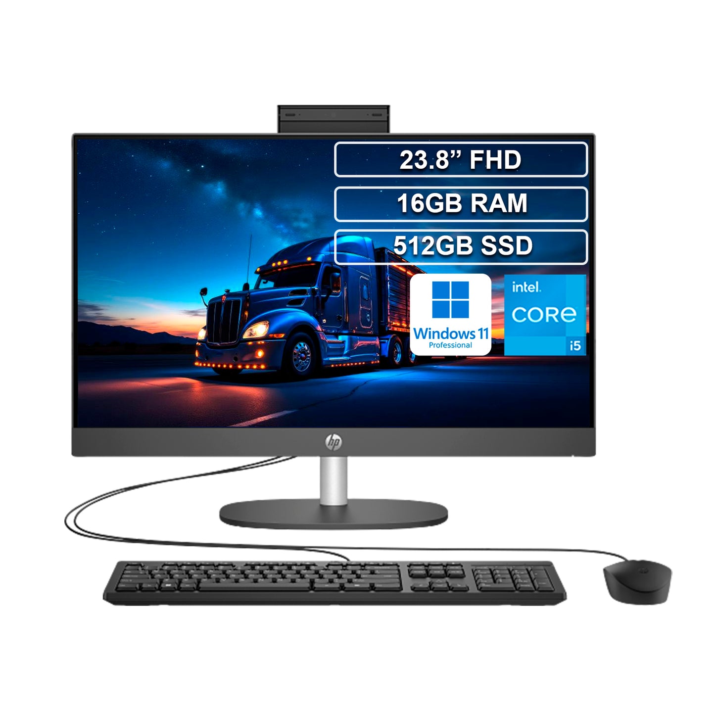 Todo en uno AIO HP 240 G10 Core i5 1335U 16GB 512GB W11Pro