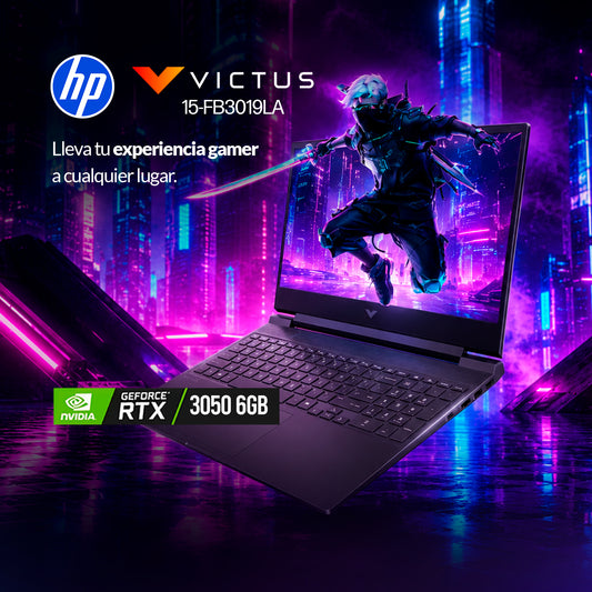Portatil HP Victus Gaming Ryzen 7 7445HS 24GB 1TB RTX 3050