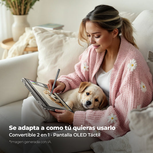 Portátil Lenovo Yoga 7 Ryzen AI 5 340 16GB 512GB OLED Touch