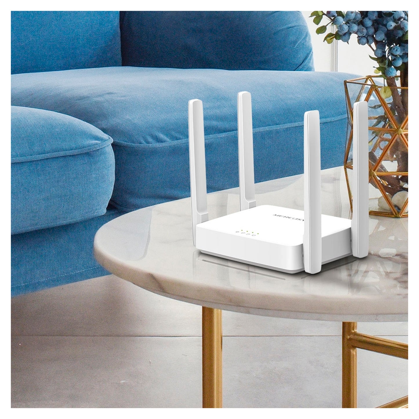 Router Inalambrico Mercusys AC10 AC1200 WIFI5 DUAL BAND