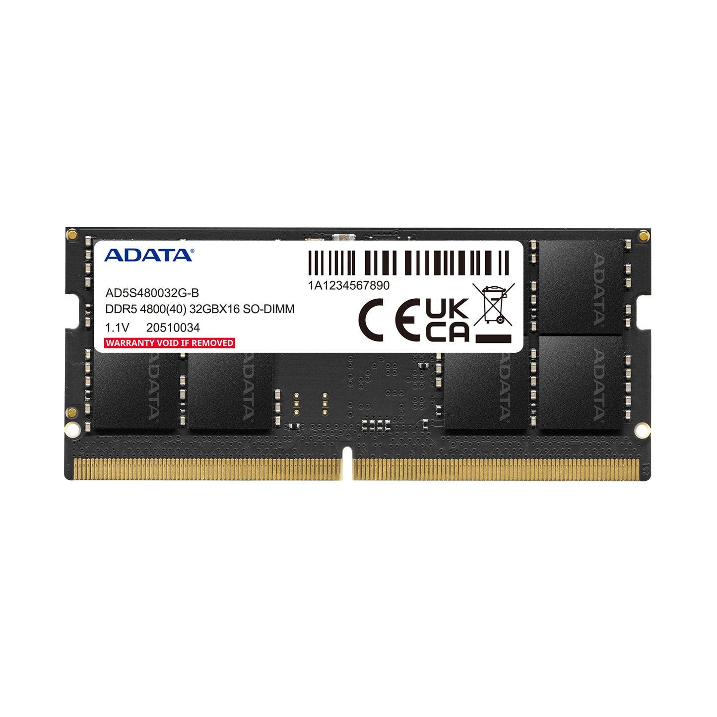 Memoria Ram DDR5 32GB 4800Mhz Adata Portatil o AIO