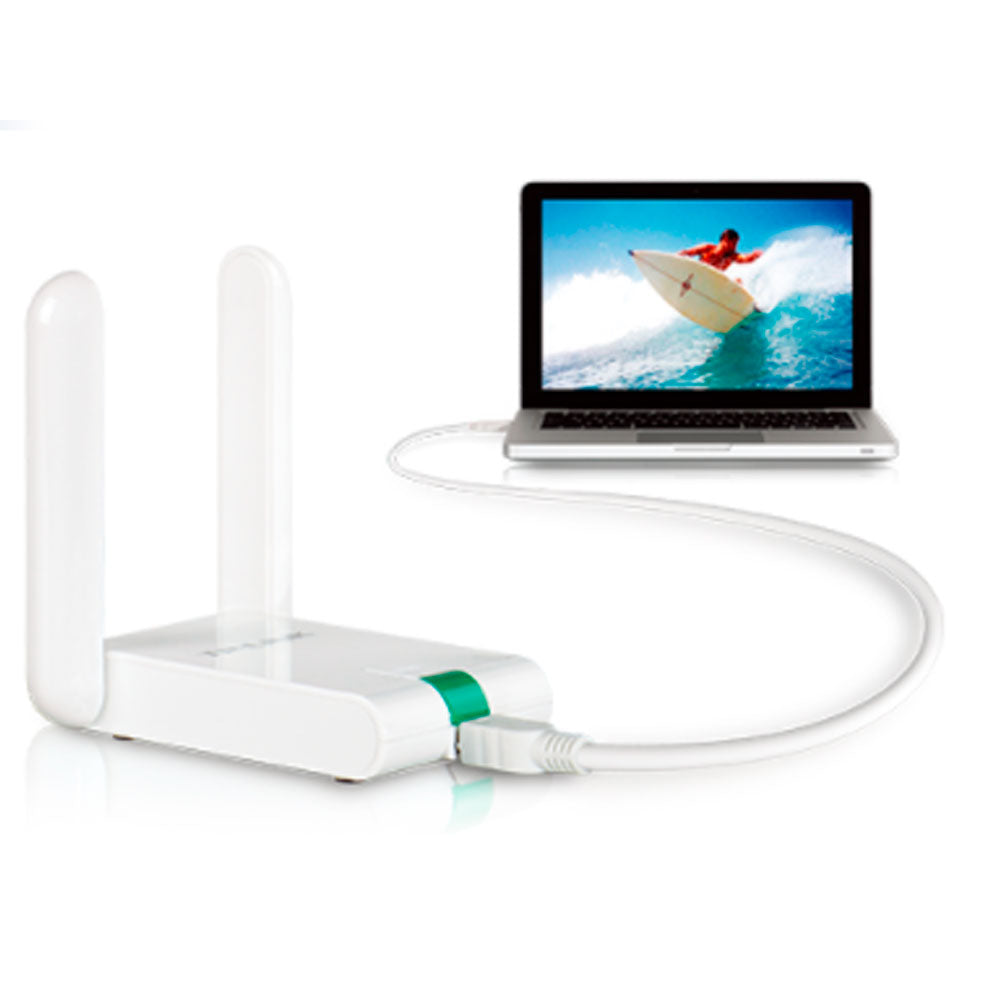 Tp-link Tl-wn822n Adaptador De Red Rompemuros Usb 300 Mbps