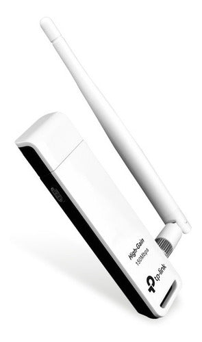 Adaptador De Red Rompemuros Wifi Usb Tl-wn722n Tp-link