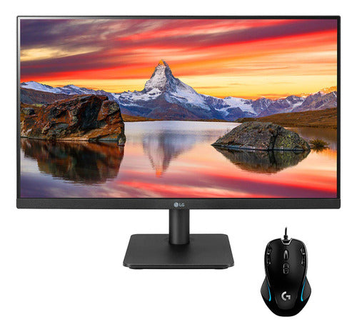 Monitor Gamer LG 24mp400 Lcd 24 Fhd Ips + Mouse G300s Negro