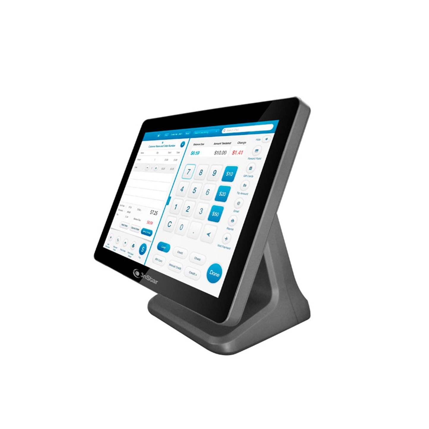 Sistema Pos 3nstar Pte0105 Celeron 4gb Ssd 120gb Táctil 15
