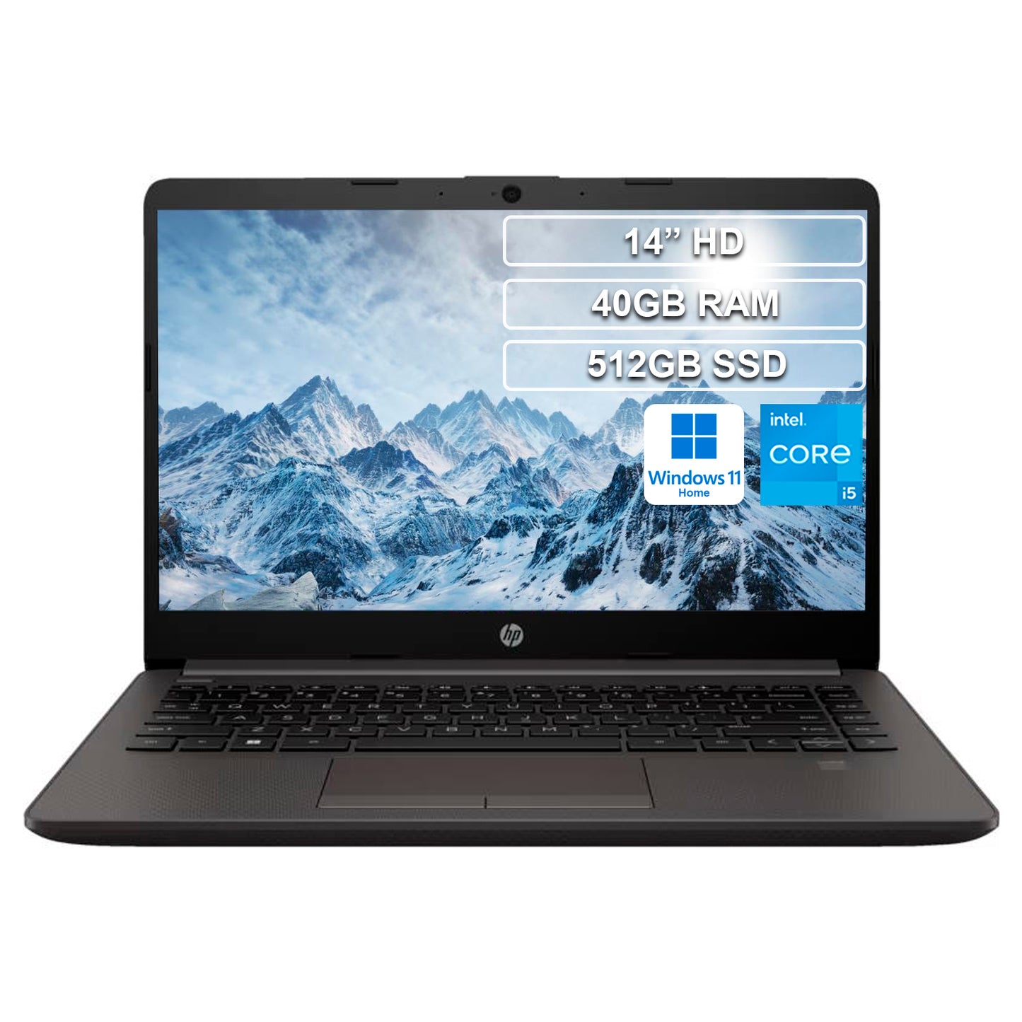 Portátil HP 240R G9 Core i5 1335U 40GB 512GB HD Win 11 Home