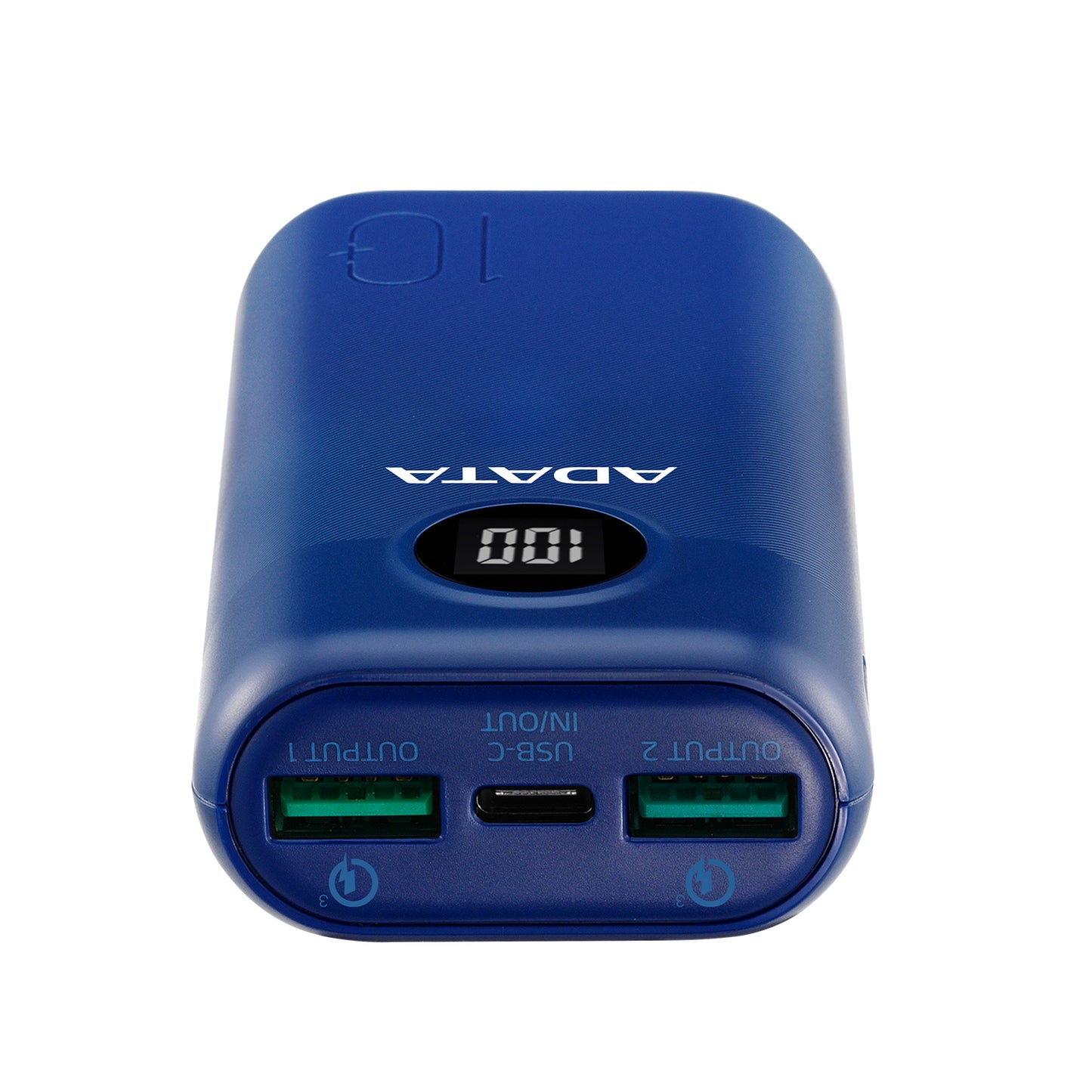 Power Bank Adata 10000 Mah AP10000QCD Multi Carga - Azul