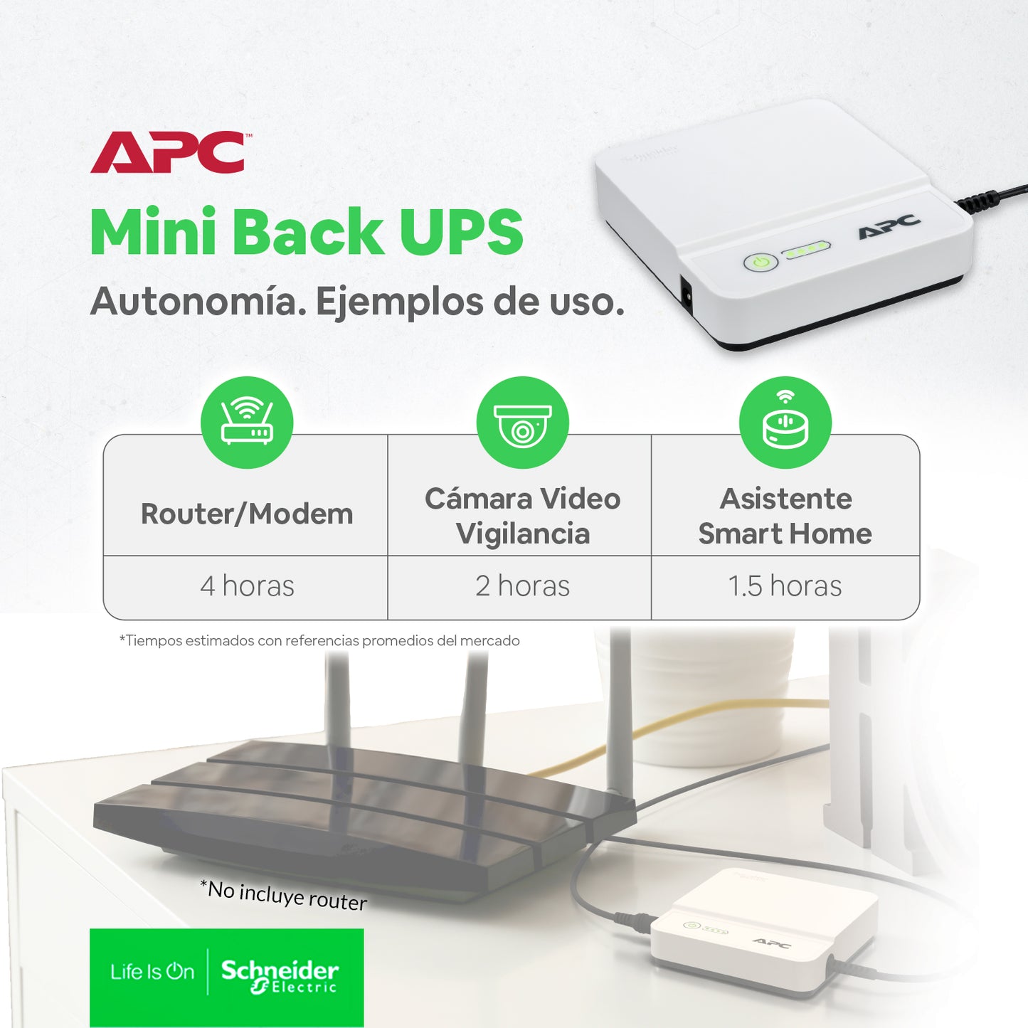 Mini Back-UPS APC 12V 36w Para Router Y Modem Wi-fi