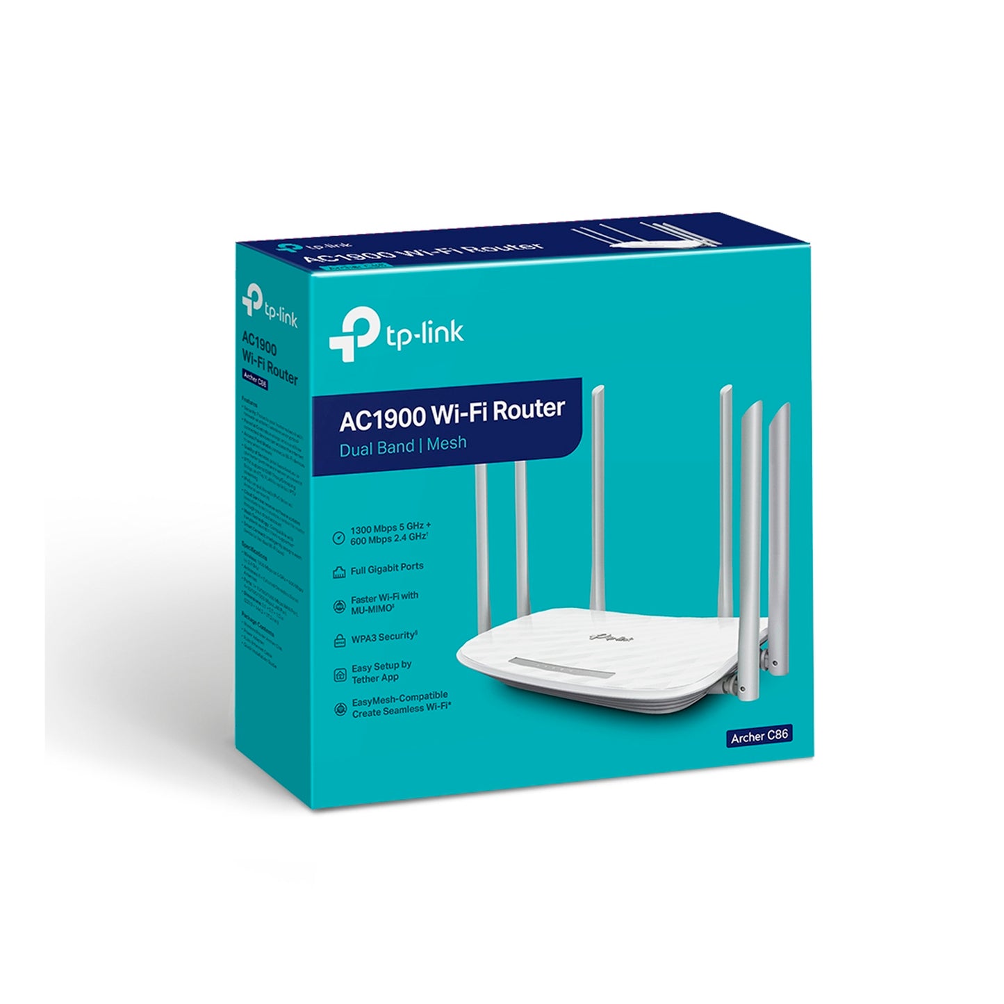 Router Tp-Link Arquero C86 AC1900 Inalámbrico Dual Band