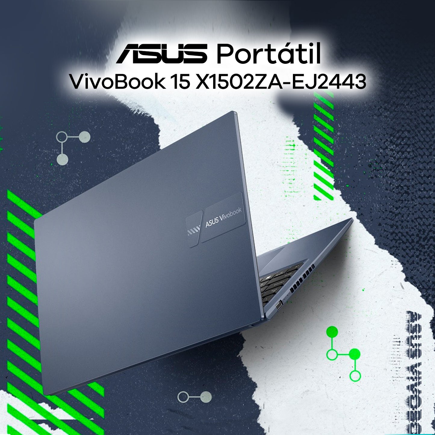 Portátil Asus X1502ZA Intel Core i5 12500H 8GB 512GB FHD 15