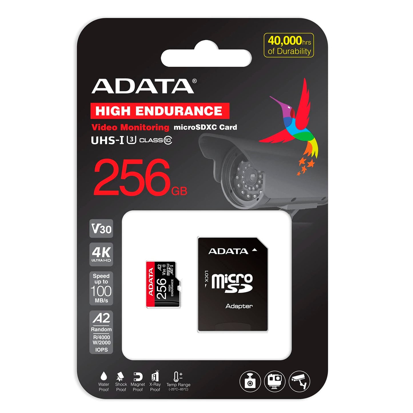 Memoria Microsd Adata 256gb Premier Pro V30s Adaptador Sd